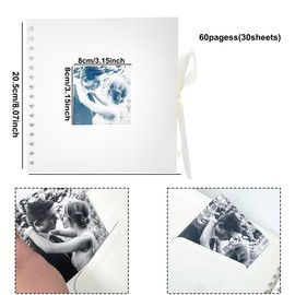 30 Pages Photo Album for DIY Photo Book for Gluing Photo Album Ring Binder DIY Scrapbook Photo Album for Photos Baby Valentine's Day Birthday Anniversary Gift