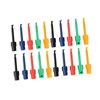 Hilitand 20pcs Large Test Hook Multicolor Test Hook Clamp Test