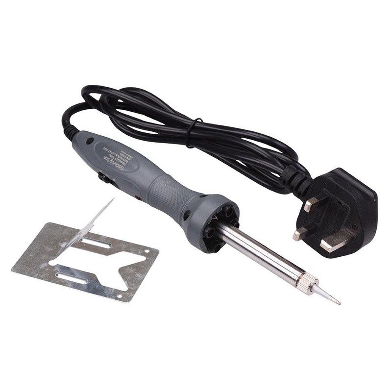 40W Soldering Iron with LED Light Ergonomic Handle Mica Heater