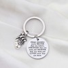 WSNANG Anatomical Heart Keychain Braver Stronger Smarter Than You Think