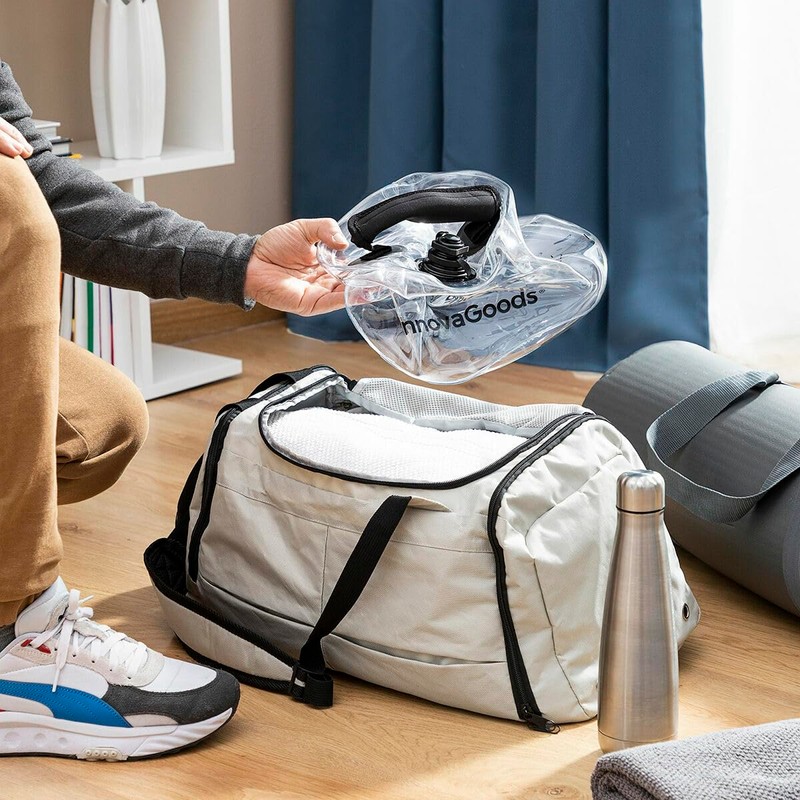 InnovaGoods - Inflatable Kettlebell 10L for Full Body Training, Adjustable,