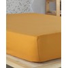 Vency Premium Jersey Fitted Sheet 140 x 200 cm Mustard