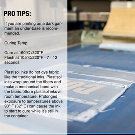 Rapid Cure® Pastel Blue Screen Printing Ink (Pint - 16 oz.) - Plastisol Ink for Screen Printing Fabric - Low Temperature Curing Plastisol by Screen Print Direct - Light Blue Fast Cure Ink for Silk