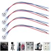 4 Sets PreWired Round LEDs Waterproof 2Color Signal Light Common