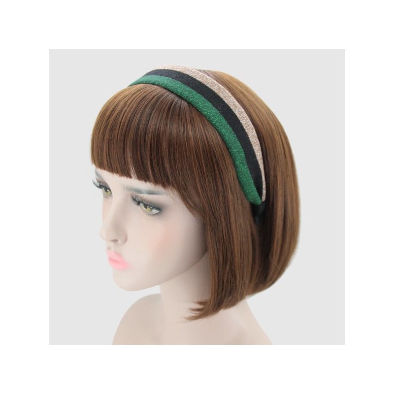 Lala 라라 트윙클 블랙그린 헤어밴드(LALAH199) Lala Twinkle Black Green Hairband