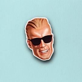 HeyRememberThat Max Headroom - 1980's Inspired - Waterproof Vinyl Sticker