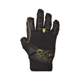 Gul Evo Pro Three Finger Sailing Yachting and Dinghy Gloves Black - Adults Unisex