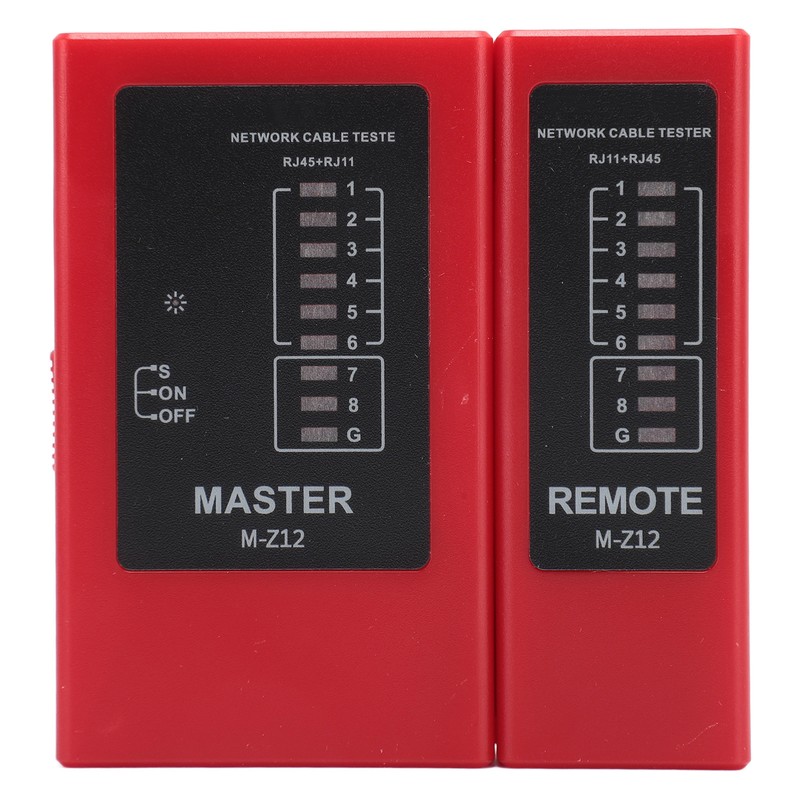 Network Cable Tester with LED Display for RJ45 RJ11 RJ12