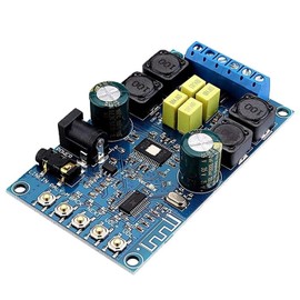 Amplifier Board DIY 2x50W Two Channel Stereo Bluetooth Power Can Adjust Output Volume Amplifier Board Module Audio Receiver 12V Digital Speaker for Home Car Safe and Durable