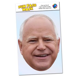 Party People 1 x Tim Walz - Celebrity Face Mask - Ready To Wear - Tim W