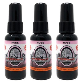 BluntPower 1.5oz High Concentrated Air Freshener, 3 Packs (Rose)