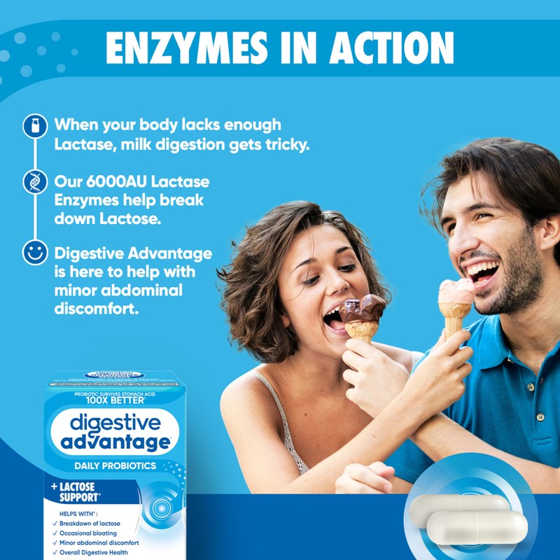 Digestive Advantage Lactose Defense Capsules (96 Count In A Box),