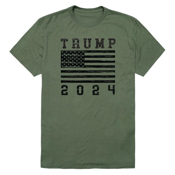 Rapiddominance Distressed Campaign T's, Olive