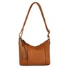 TOM TAILOR Pira Women's Hobo Bag Shoulder Bag Medium Cognac,