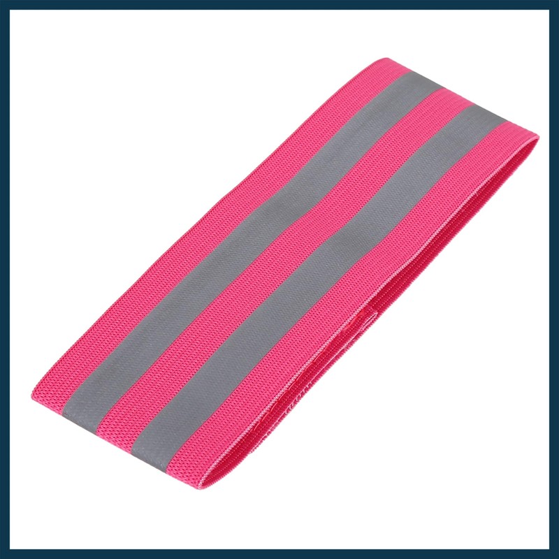 TUCKBOLD 8pcs Reflective Bands for Arm Cycling Reflective Armbands Pink