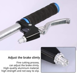 VGEBY1 Bike Brake Lever, 4 Colors Universal Aluminium Alloy Brake Handle for Mountain Bike Road Bike Folding Bike(Silver)