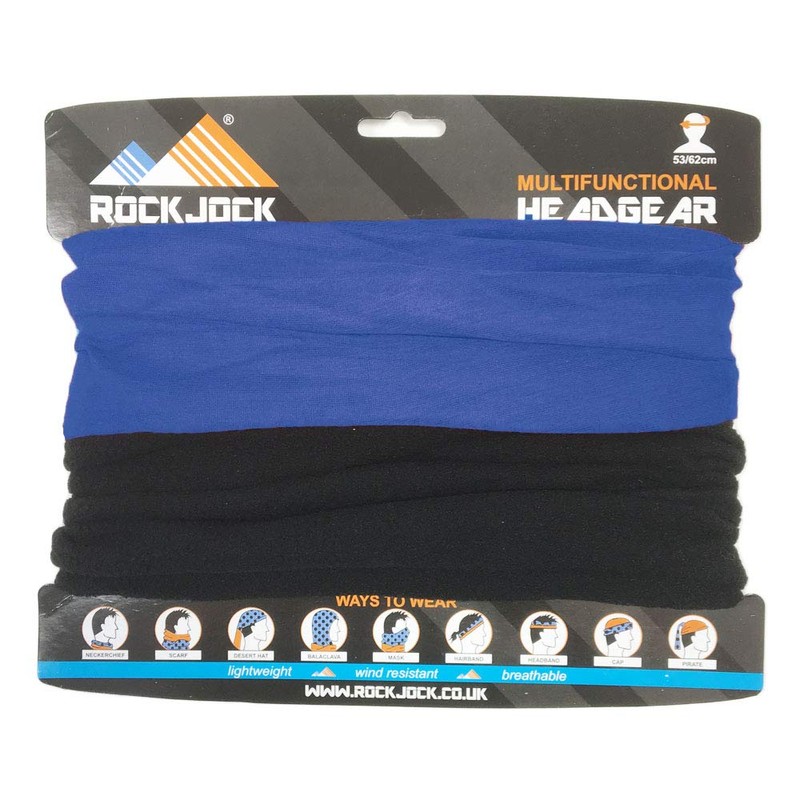 RockJock Women Neck Warmer, Scarf, Hat, Hood, Snood - Reversible-Royal