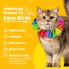 Birdsbesafe® Tribal Stripes Cat Collar Cover - Bird Warning Cat