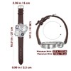 NICERIO Mens Big Face Watches - Cool Wrist Watch Genuine
