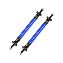 REPAIROCK 1pair 75mm 2.95" Splitter Support Rods Adjustable Front Rear Bumper Lip Splitter Strut Rod Tie Support Bars Fit Most Vehicle Blue Auto Replacement Parts