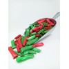 Old Fashion Chocolate Straws Red and Green 1 pound chocolate