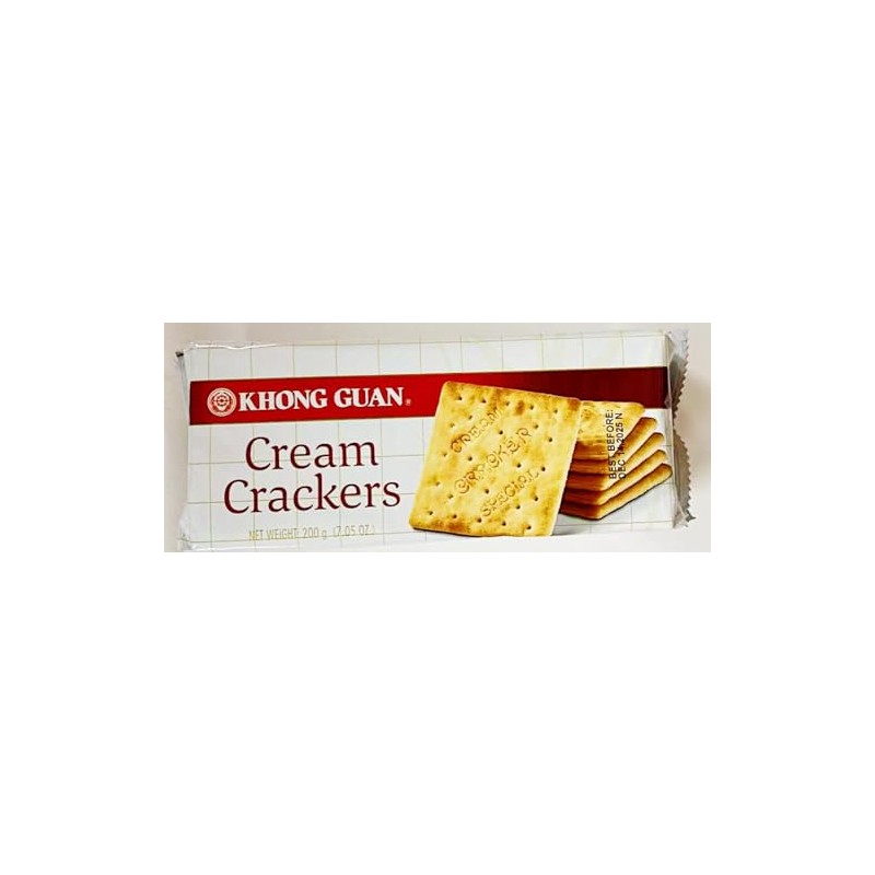 Cream Crackers, 7.05 oz, 200g, 3 Packs