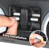 Jimen 4PCS Center Console Window Switch Button Trim Cover Compatible