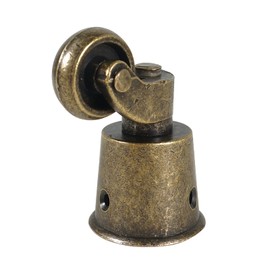 MACHSWON Polished Antique Cup Type Casters Solid Brass High Load Capacity Universal Furniture Casters for Furniture Suits Beds Armchairs Bronze