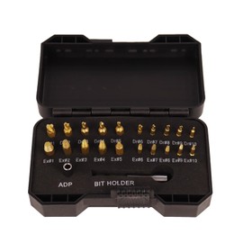 BOZHENYULEI 22 Pcs Screw Extractor Set, Stripped Screw Extractor Removable Broken Screws, Stripped Screw Removal Tool with Magnetic Extension Bit Holder & Socket Adapter