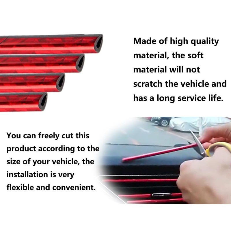 Emezddo Pack of 10 Car Air Vent Decoration, Ventilation Grille