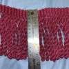 Mansire Drapery And Upholstery Trimmings Vtg Maroon Chainette Fringe 5