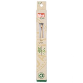 Prym 197606-1 Crochet Hook for Wool Bamboo 15 cm 5.00 mm 100% Beige One Size