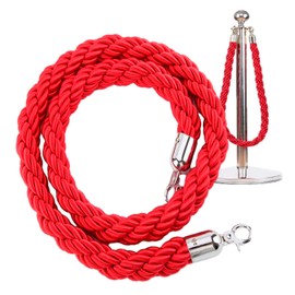 S.fields.inc Partition Rope, Pole Rope, 3.9 ft (1.5 m), Nascan Hook, Matrix Organizing Pole, Matrix Partition Pole, Silver)