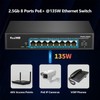 8 Port 2.5G Gigabit PoE Web Managed Switch with 10G