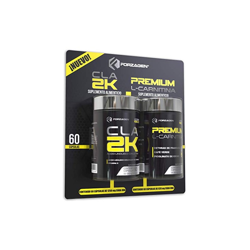 Forzagen CLA-2K Premium L-Carnitina Two Pack - 60 Capsulas cu