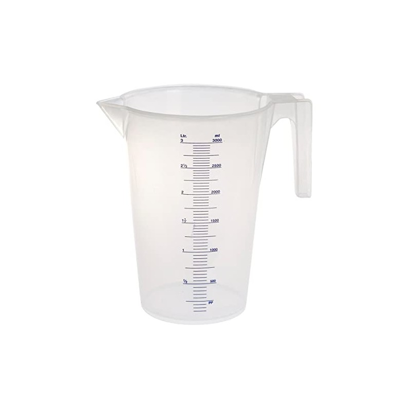Heavy Duty Measuring Jug 3 litres Lightweight Strong Durable