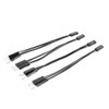 4PCS 2 Pins Single Female to Dual Male Jumper Splitter