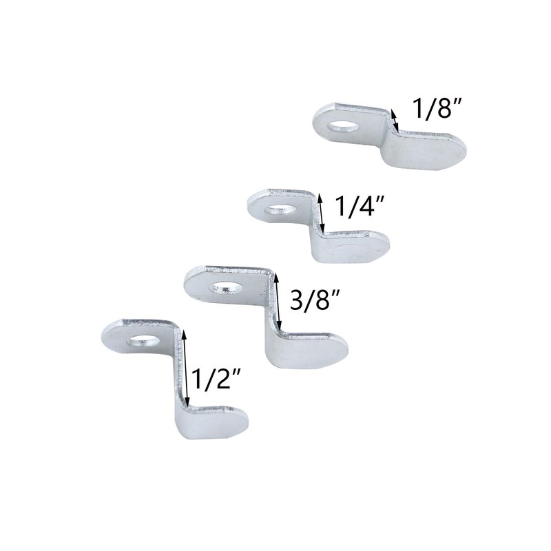 T Tulead 80PCS Offset Canvas Clips Iron Canvas Clips Z