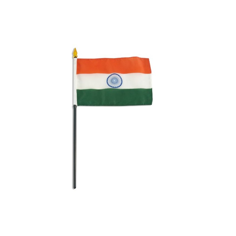 US Flag Store India Flag, 4 by 6-Inch