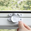 HASWARE Metal Window Sash Lock - Weatherproof and Rust Resistant,