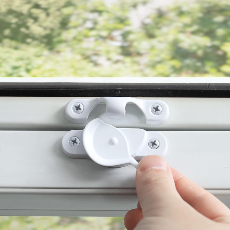 HASWARE Metal Window Sash Lock - Weatherproof and Rust Resistant,