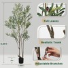 Aurlan 6.89ft Artificial Olive Tree, Faux Olive Tree with Lifelike