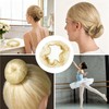 Hair Nets for Buns,20 PCS Bun Nets Blonde and 50