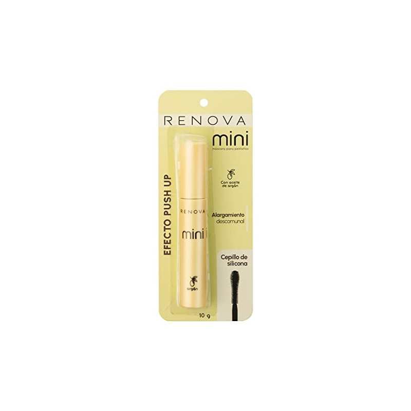RENOVA Máscara para pestañas MINI Argán 10g, resistente al agua