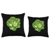 Iceberg Lettuce In A Bunch Throw Pillow