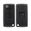 Car Key Shell Replacement 3 Buttons for Peugeot Citroen Flip