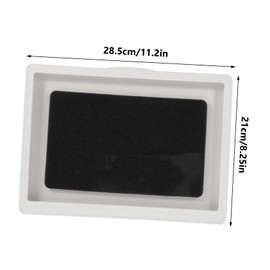 Gadpiparty Wall Mount Tablet Holder Rotating Support for Kitchen Bathroom Screen Access for Showers and Cooking White Design