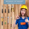 Neosmuk Magnets with Screws,40lbs+ Heavy Duty Rare Earth Neodymium Mounting