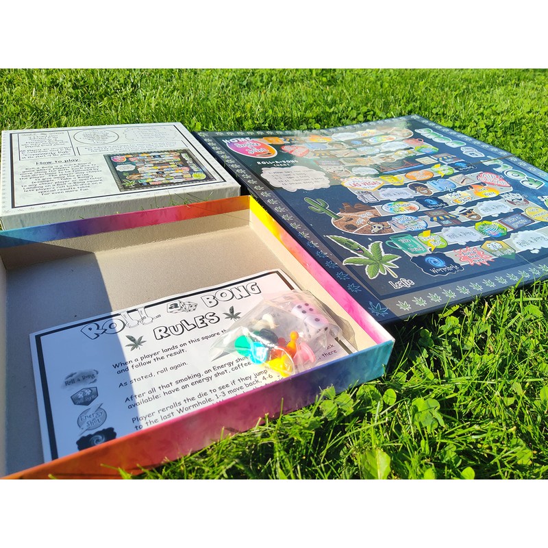 Roll-a-Bong Weed Board Game for Adults | Fun Game Night