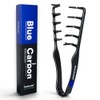 Blue Carbon TexComb Curling Comb - Anti-Static & Shatterproof